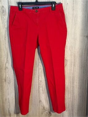 Nautica Jeans Red Ankle-Length Slim Pants Women's 10
